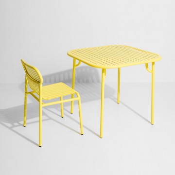 Table carrée Week-end