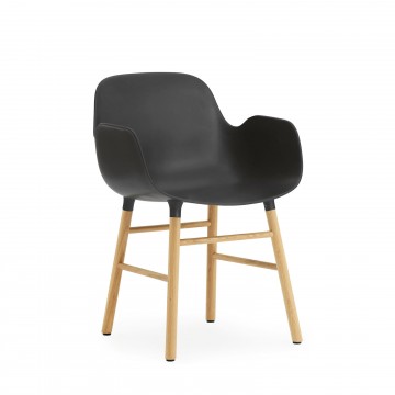 Fauteuil Form pieds chêne
