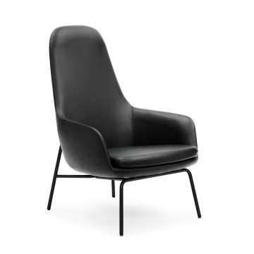 Era Lounge Chair High acier