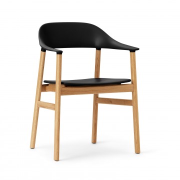 Fauteuil Herit pieds chêne