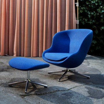 Fauteuil lounge Hyg Low Swivel