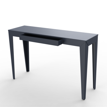 Console Zef avec tiroir Acier Longueur 120 cm Hauteur 75 cm