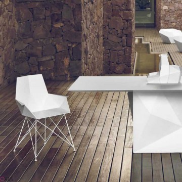 Fauteuil Faz Pieds inox