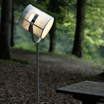 Lampadaire Paris structure charbon