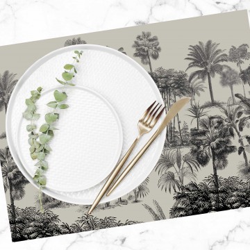 Set de table arbres - "trésor"