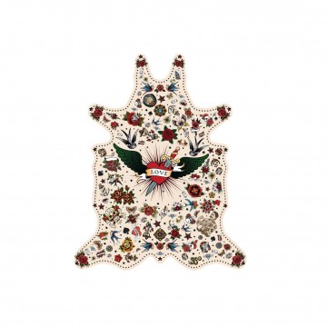 Tapis Peau de bête - XL - "Tattoo compris"