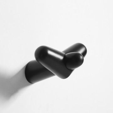 Patère Tail Wing noir small