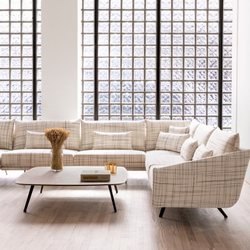 Table basse Solapa - Chêne : 120 x 120 cm