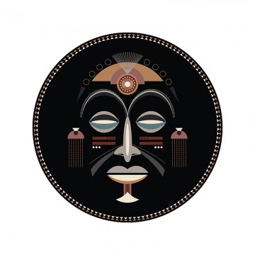 Lot de 6 dessous de verre - Tribu