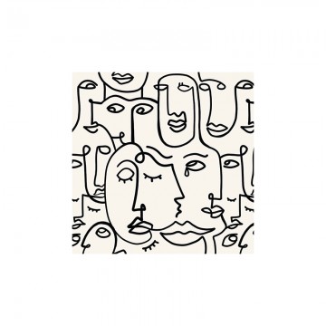 Lot de 6 dessous de verre - Face