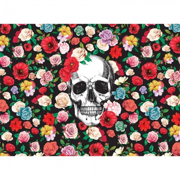 Set de table - Skull Flower