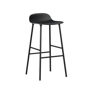 Tabouret Form H.75cm pieds métal