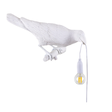 Applique Bird Lamp Looking