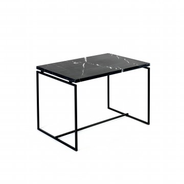 Table occassionnel Nero 60x40cm Noir